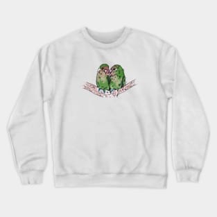 Love Birds in a Tree Crewneck Sweatshirt